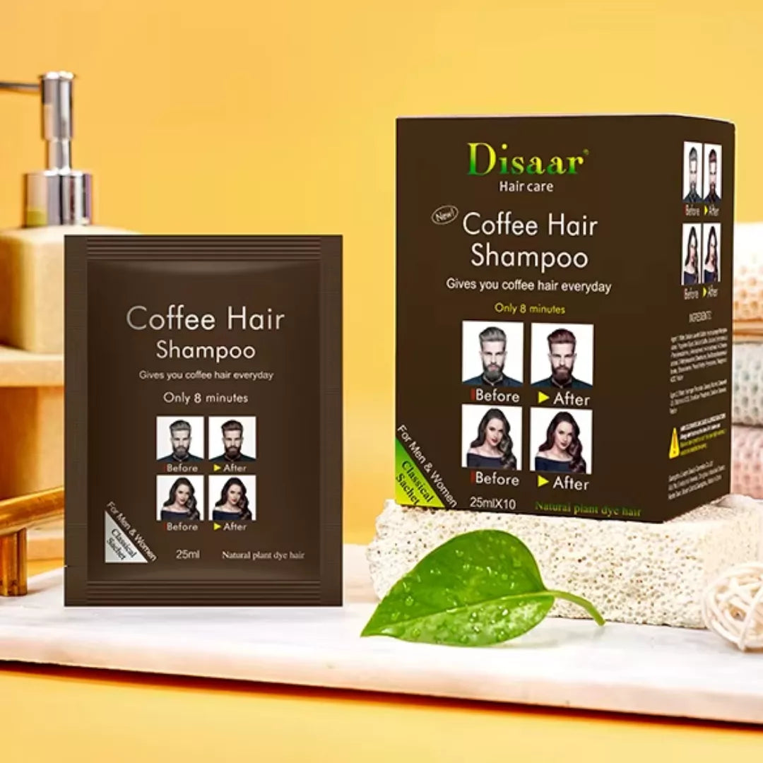SHAMPOO TIÑE CANAS (Caja de 10 unidades en Sachet)