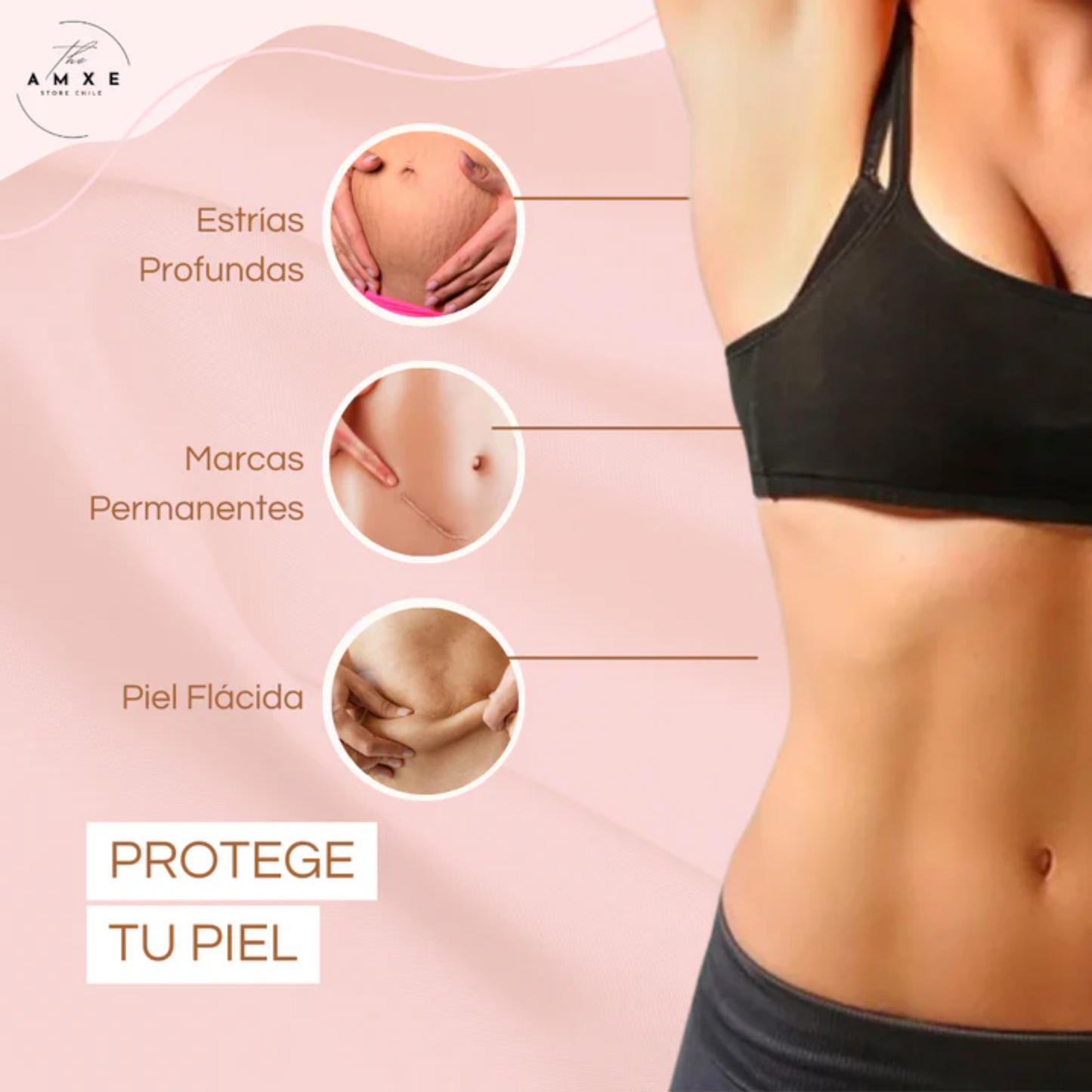 FLOWER SECRET® Crema Antiestrías Colágeno Para Masajes