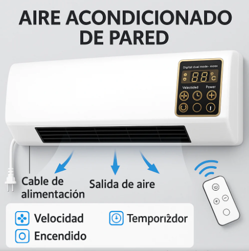 HeatWave™ CALEFACTOR ELECTRICO 2 EN 1